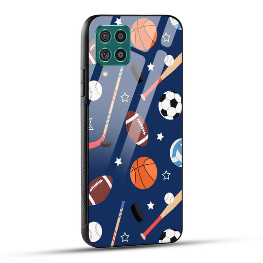 Samsung Galaxy F62 Back Cover Every Sports Matter Printed Glass Case