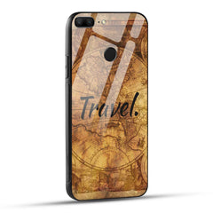 Honor 9 Lite Back Cover Travel Printed Glass Case