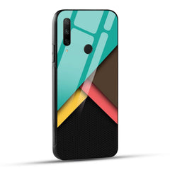 HONOR 9X Back Cover Abstrac Pattern Color Printed Glass Case