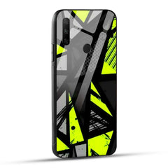 HONOR 9X Back Cover Abstract Neon Printed Glass Case