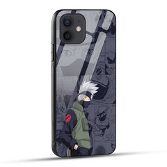 iPhone 12 Back Cover Kakashii Glass Case