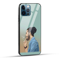 iPhone 12 Pro Max Back Cover Handsome Man Glass Case