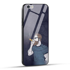 iPhone 6 Plus / iPhone 6s Plus Back Cover Bearded Man Glass Case