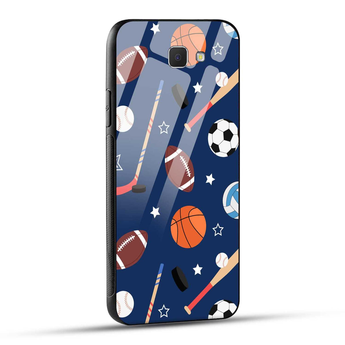 Samsung Galaxy J5 Prime Back Cover Every Sports Matter Printed Glass Case