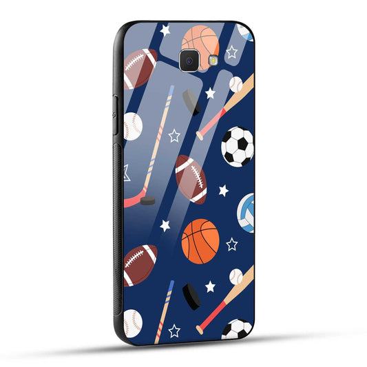 Samsung Galaxy J5 Prime Back Cover Every Sports Matter Printed Glass Case