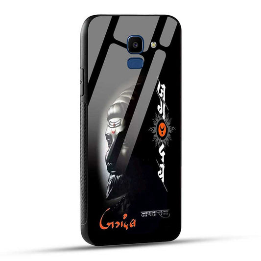 Samsung Galaxy J6 Back Cover Jagdamb Shivaji Maharaj Glass Case