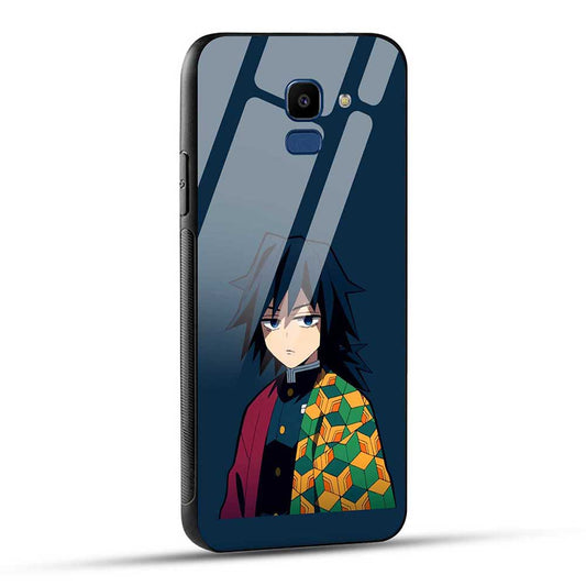 Samsung Galaxy J6 Back Cover Animated Girl Glass Case