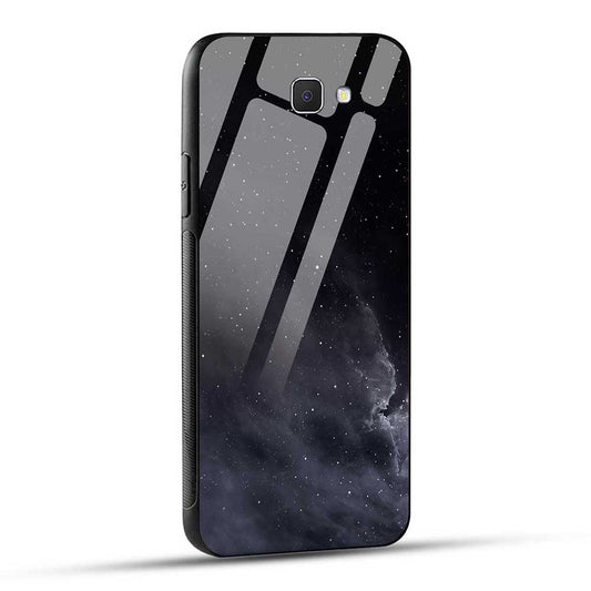 Samsung Galaxy J7 Prime / On Nxt Back Cover Stars in The Dark Glass Case