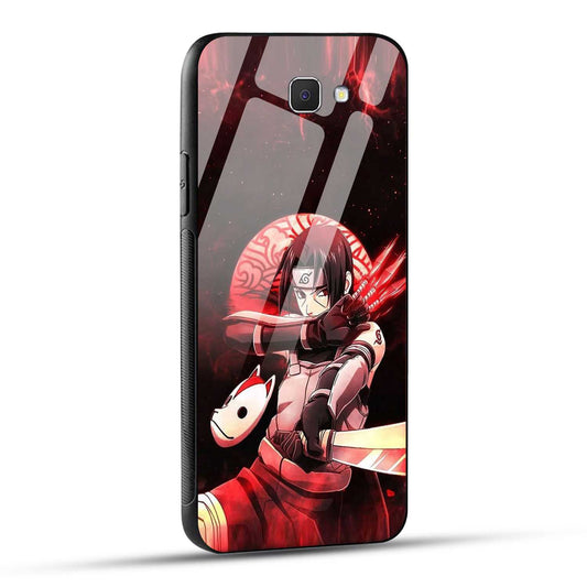 Samsung Galaxy J7 Prime / Samsung Galaxy On Nxt Back Cover Itachii Printed Glass Case