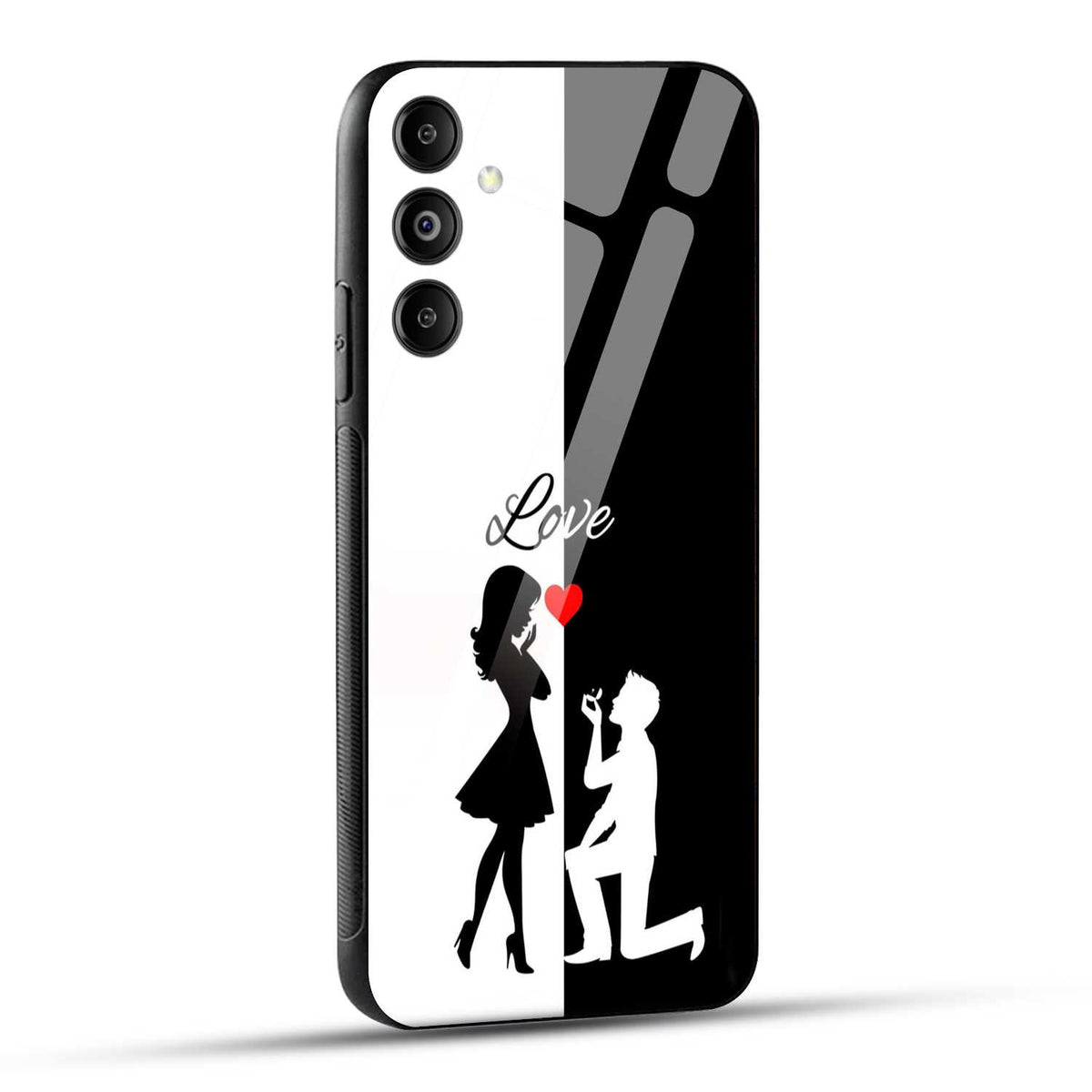 Samsung Galaxy M14 5G Back Cover Love Proposal Printed Glass Case
