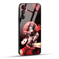 Samsung Galaxy M14 5G Back Cover Itachii Printed Glass Case