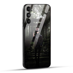 Samsung Galaxy M14 5G Back Cover Gojo Printed Glass Case