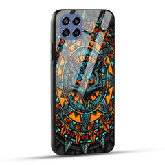 Samsung Galaxy M33 5G Back Cover Attractive Owl Printed Glass Case