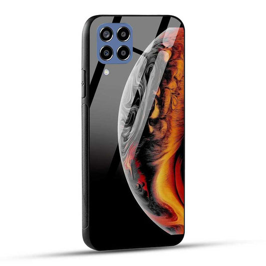 Samsung Galaxy M33 5G Back Cover Space Planet Glass Case