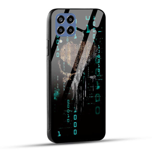 Samsung Galaxy M33 5G Back Cover Hacker Printed Glass Case