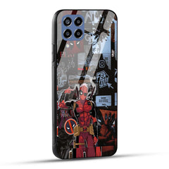 Samsung Galaxy M33 5G Back Cover Superhero Collage Printed Glass Case