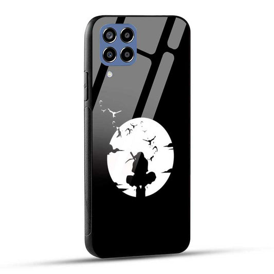 Samsung Galaxy M33 5G Back Cover Dark Itachii Glass Case