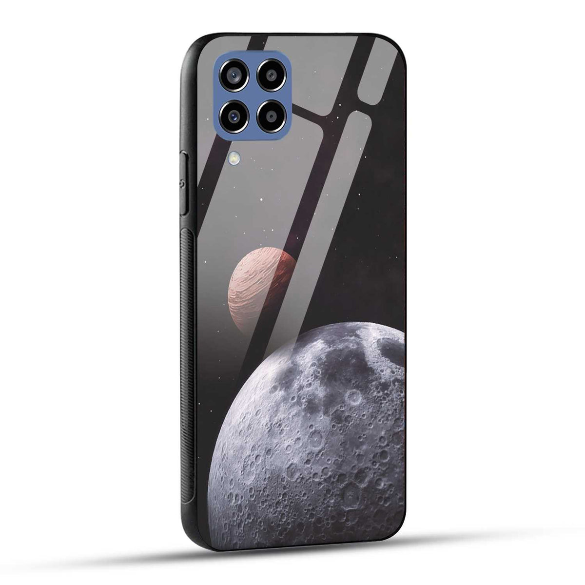 Samsung Galaxy M33 5G Back Cover Galaxy Space Printed Glass Case