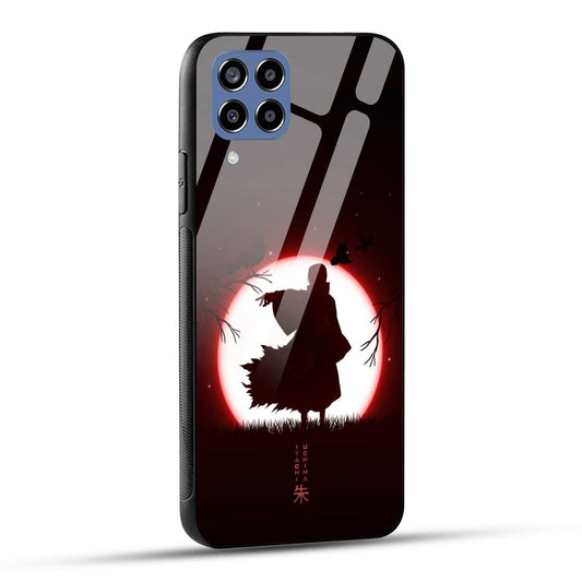 Samsung Galaxy M33 5G Back Cover Itachi Uchiha Printed Glass Case
