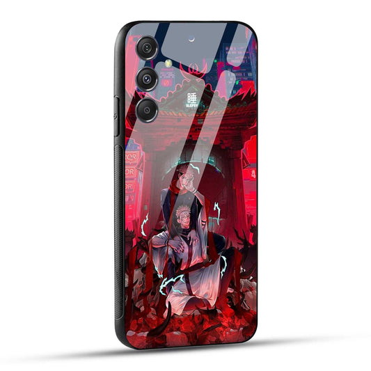 Samsung Galaxy M34 5G Back Cover Sukuna Printed Glass Case