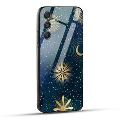 Samsung Galaxy M34 5G Back Cover Art Of Moon Printed Glass Case