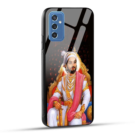 Samsung Galaxy M52 5G Back Cover Chhatrapati Shivaji Maharaj Printed Glass Case