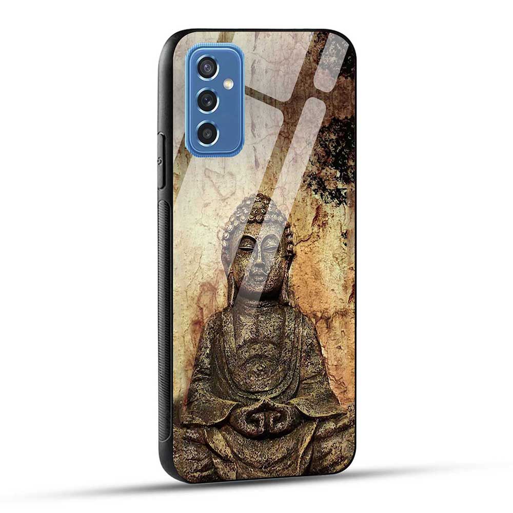 Samsung Galaxy M52 5G Back Cover Buddha Glass Case