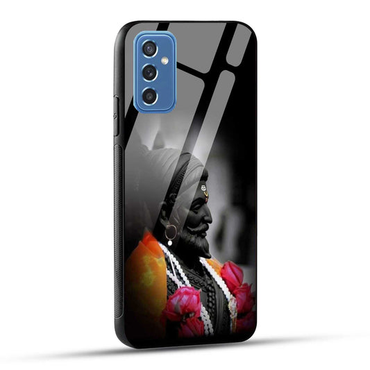 Samsung Galaxy M52 5G Back Cover Chatrapati Shivaji Maharaj Raje Printed Glass Case
