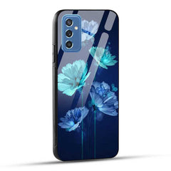 Samsung Galaxy M52 5G Back Cover Beautiful Floral Art Glass Case