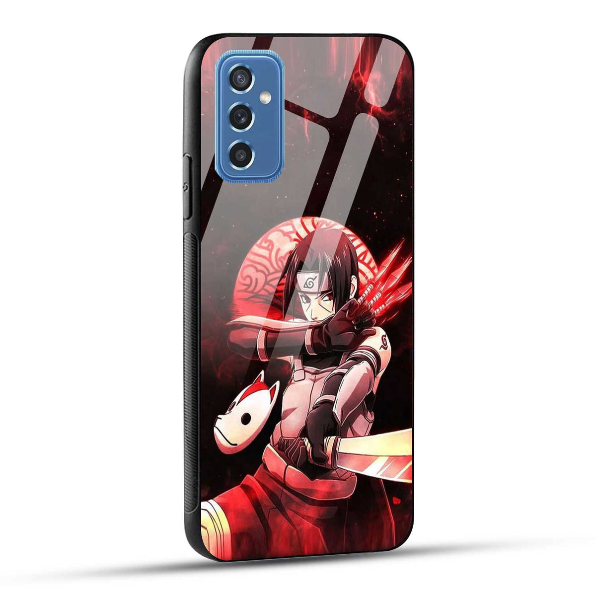 Samsung Galaxy M52 5G Back Cover Itachii Printed Glass Case