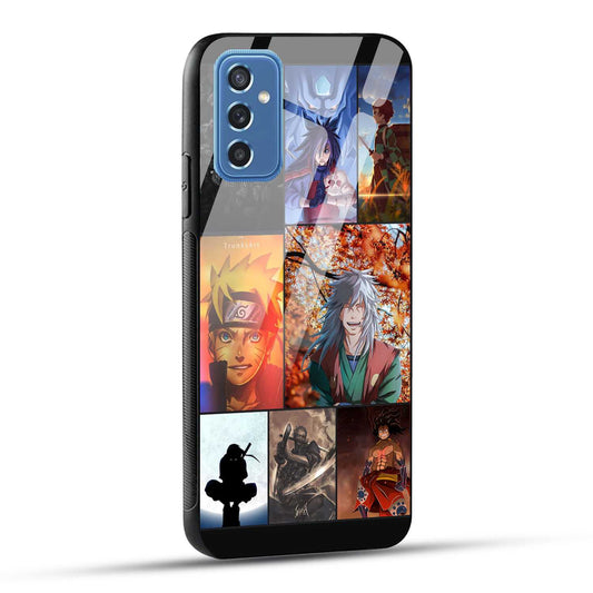Samsung Galaxy M52 5G Back Cover Kakashii Narutto Printed Glass Case