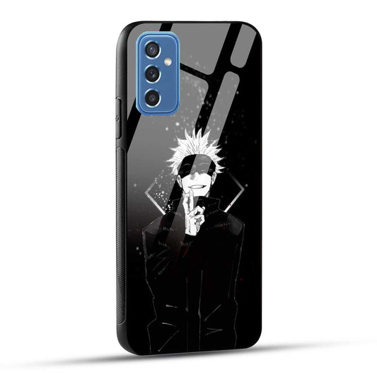 Samsung Galaxy M52 5G Back Cover Anime Printed Glass Case