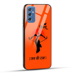 Samsung Galaxy M52 5G Back Cover Jai Shree Ram Printed Glass Case