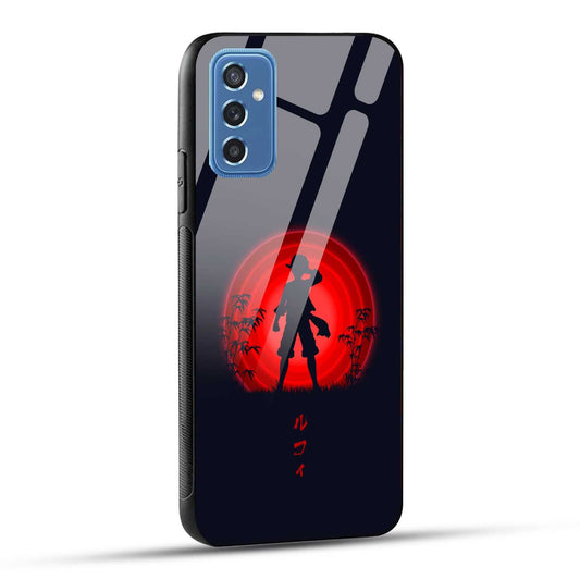 Samsung Galaxy M52 5G Back Cover Luffy Printed Glass Case