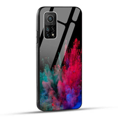 Mi 10T / Mi 10T Pro Back Cover Colorful Explosion Glass Case
