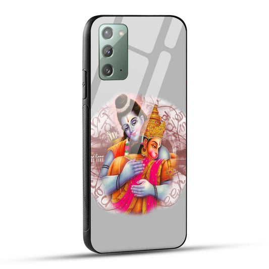 Samsung Galaxy Note 20 Back Cover Hanuman and Ram Printed Glass Case