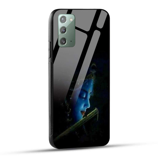 Samsung Galaxy Note 20 Back Cover Lord Krishna Printed Glass Case