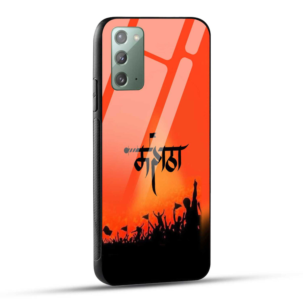 Samsung Galaxy Note 20 Back Cover Maratha Printed Glass Case