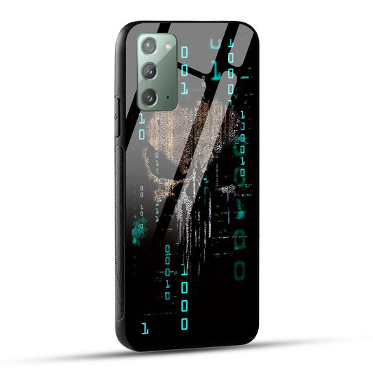 Samsung Galaxy Note 20 Back Cover Hacker Printed Glass Case