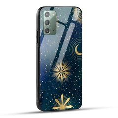 Samsung Galaxy Note 20 Back Cover Art Of Moon Printed Glass Case