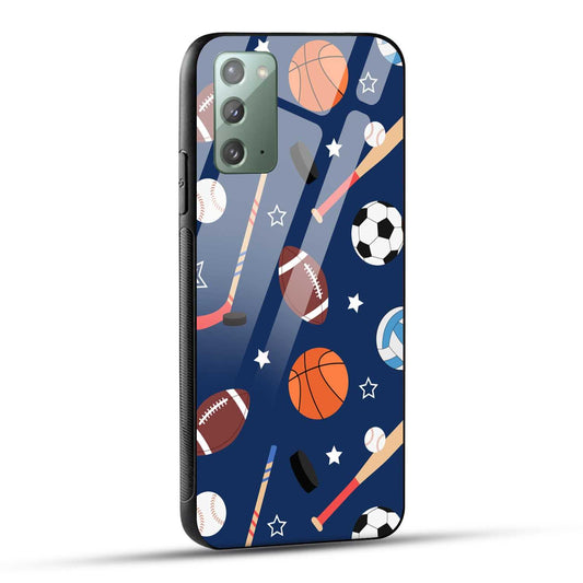 Samsung Galaxy Note 20 Back Cover Every Sports Matter Printed Glass Case