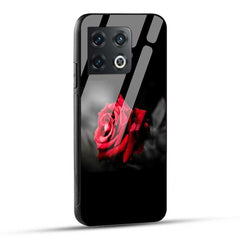 OnePlus 10 Pro 5G Back Cover Red Rose Glass Case