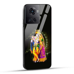 OnePlus 10R 5G Back Cover Radha Krishna Glass Case