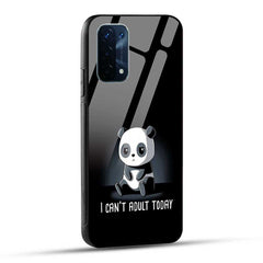 Oppo A74 5G Back Cover I Cant Adult Today Glass Case