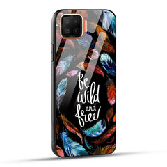 OPPO F17 Back Cover Be Wild and Free Glass Case