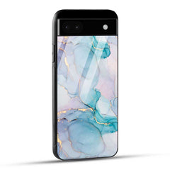 Google Pixel 6A Back Cover Blue Marble Glass Case