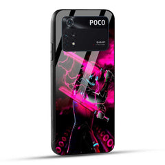 Poco M4 Pro 4G Back Cover Ninjaa Animated Glass Case