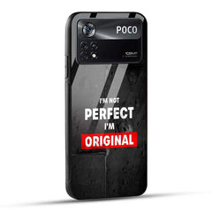Poco X4 Pro 5G Back Cover I Am Original Glass Case