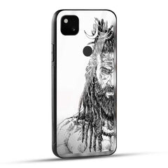 Pixel 4A Back Cover Lord Shiva Shankarji Bholenath Art Glass Case