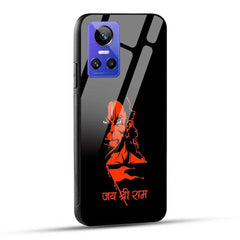 Realme GT Neo 3 Back Cover Jay Shree Ram Bajrangballi Hanuman Glass Case